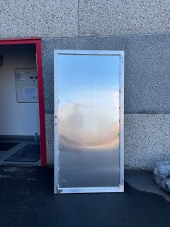 ALU POORT H180 X 100